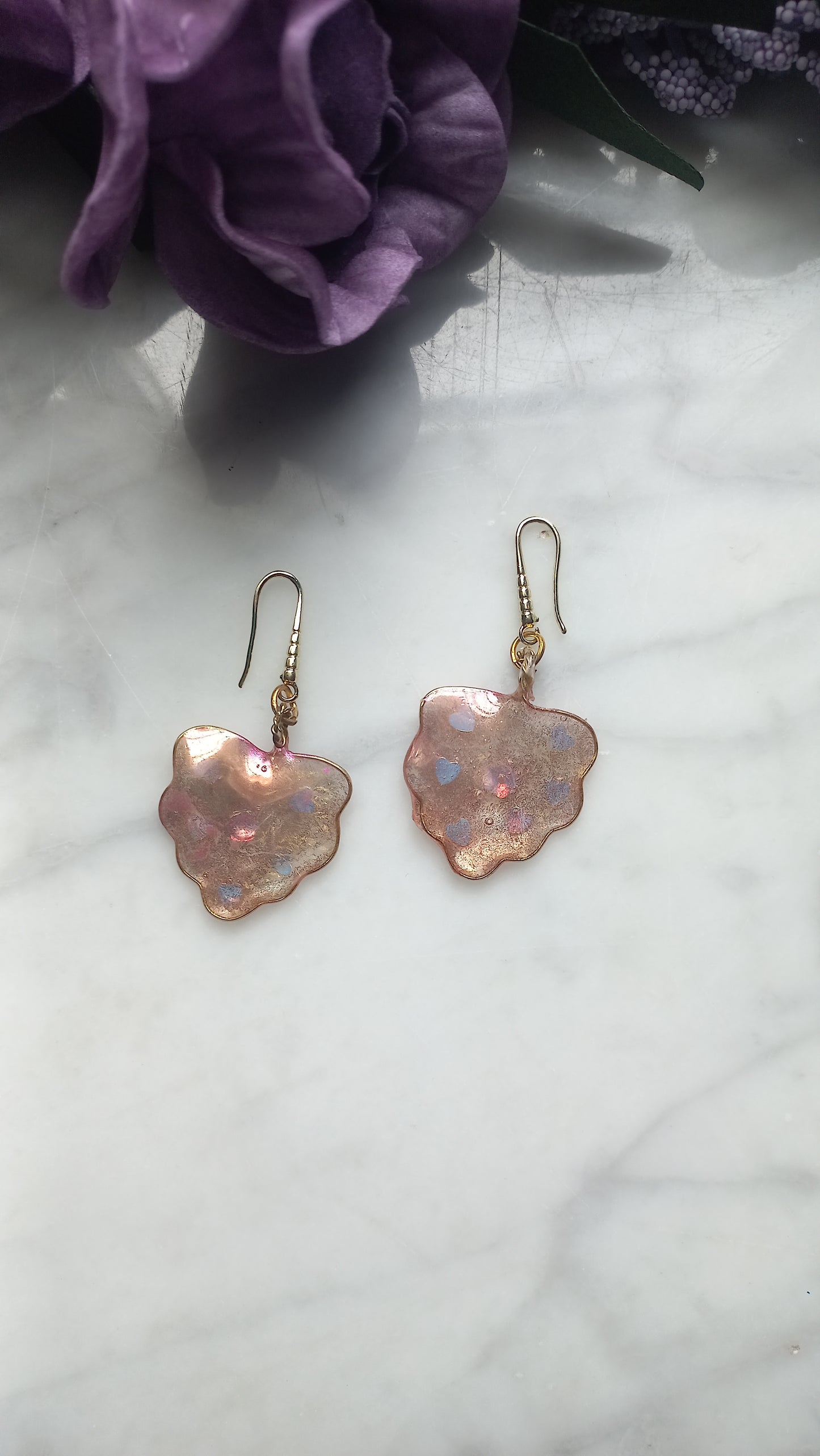 Amber resin |earrings