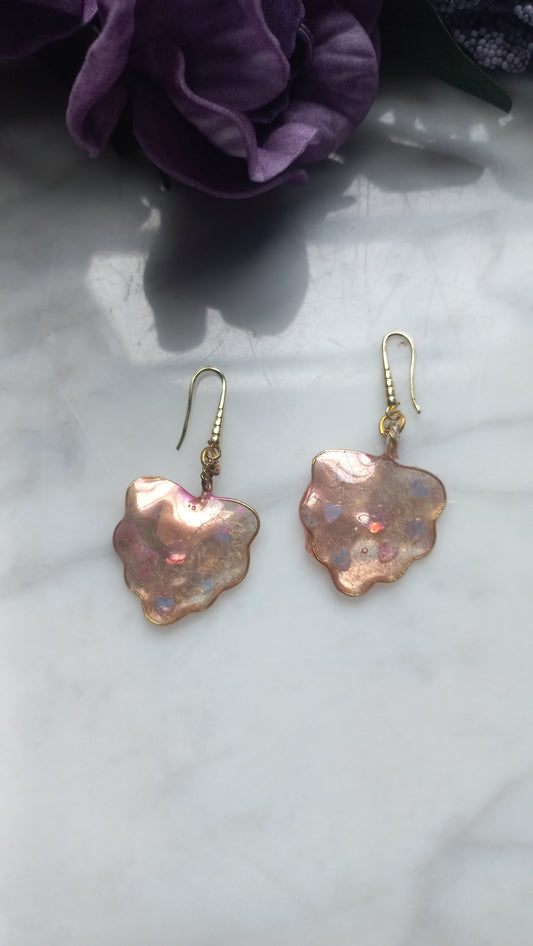 Amber resin |earrings