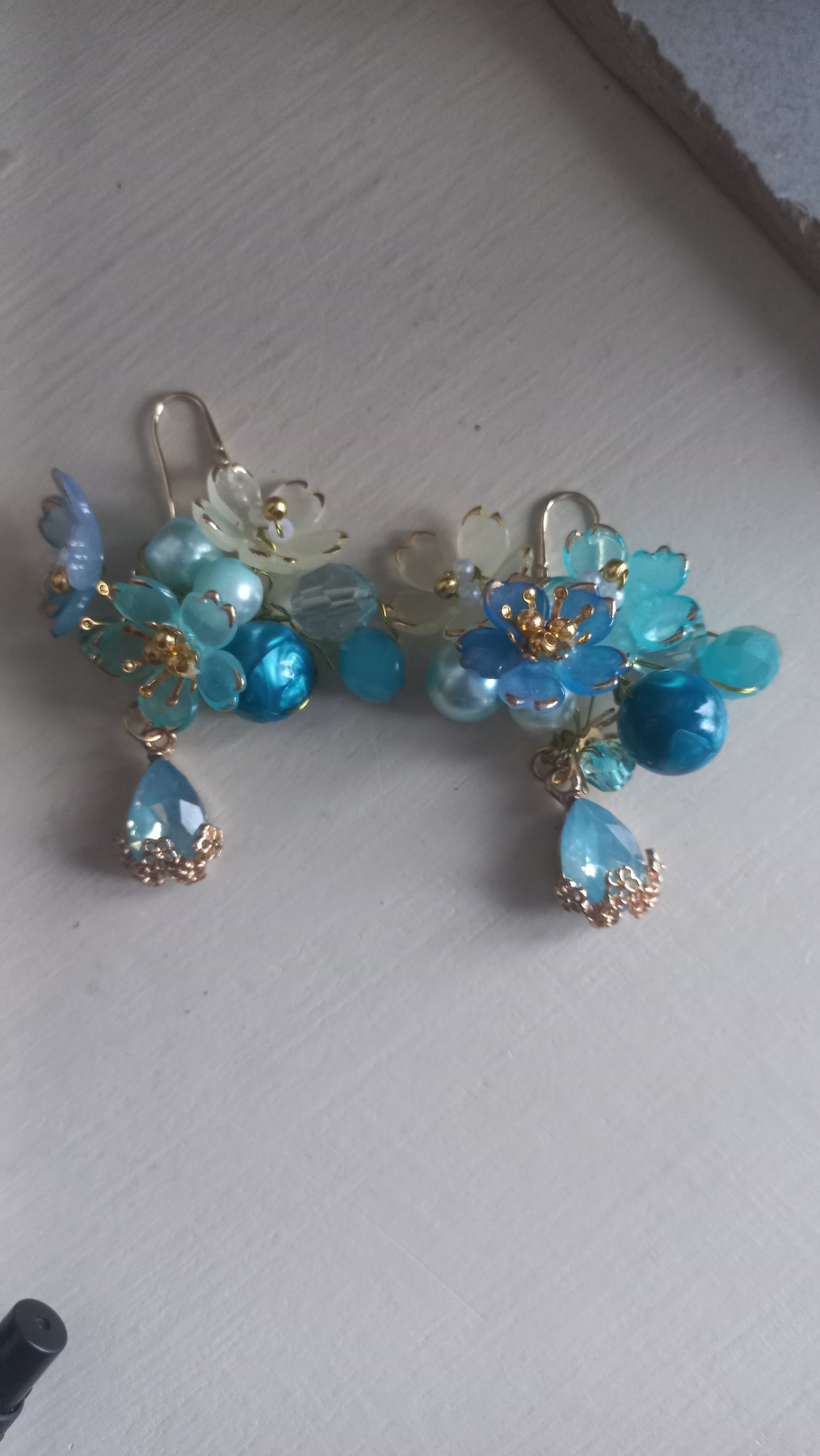 Acrylic Sakura Blossom earrings