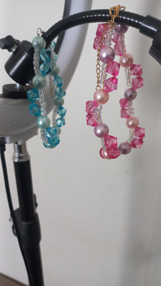 Bycone & Pearl bead bracelets
