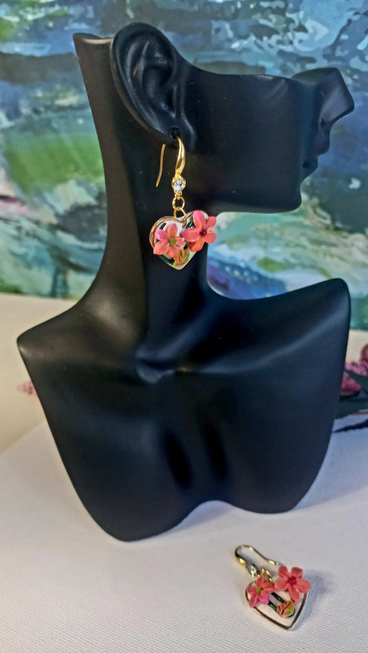 Floral Earring Heart