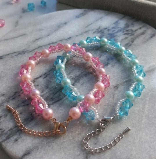 Bycone & Pearl bead bracelets