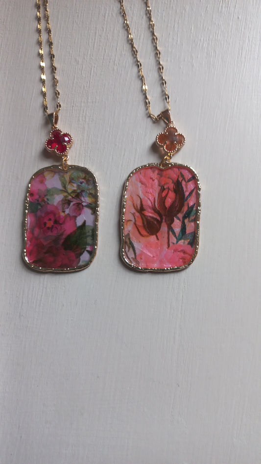 Spring/Summer Flower pendants