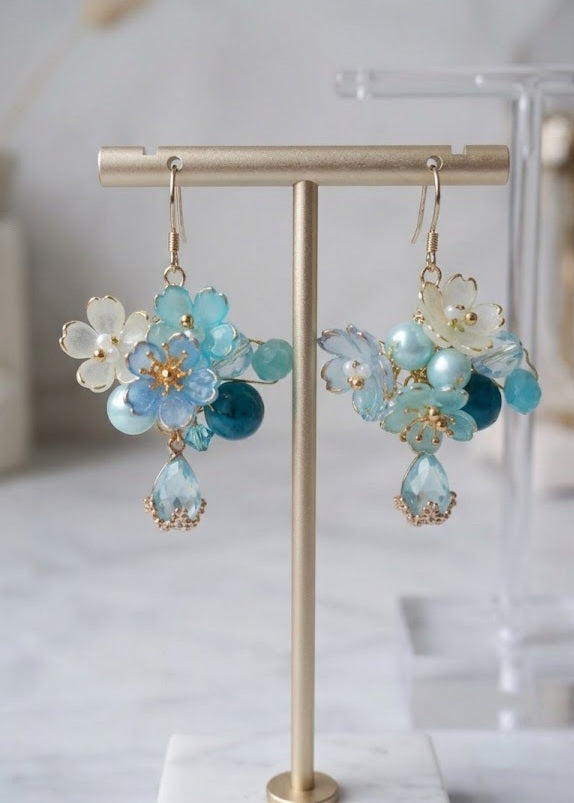 Acrylic Sakura Blossom earrings